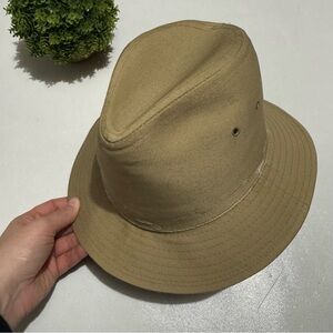 Stetson An Fabric Vented Fedora Hat Mens Size 7 1/8 Classic‎ Old Money Derby